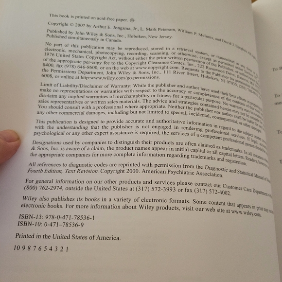 The Child Psychotherapy Progress Notes Planner Third Edition Textbook - Picture 4 of 6